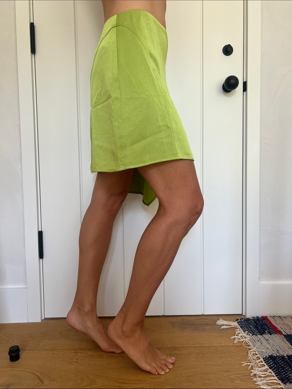 RARE La Ligne Periodot Alina Asymmetrical Satin Skirt - SAMPLE? - Picture 10 of 15